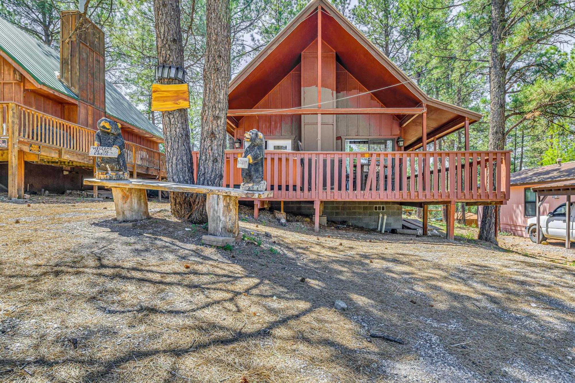 Ruidoso Family Cabin, Short Walk To Downtown! Extérieur photo
